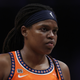 Jonquel Jones #35 of the Connecticut Sun in the second quarter at Staples Center on September 09, 2021 in Los Angeles, California.